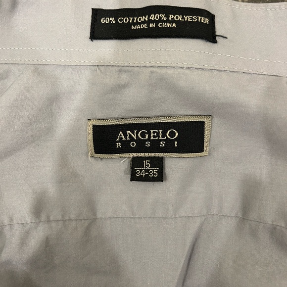 Angelo Rossi Button up shirt! Size 15/ 34-35 - Picture 2 of 3